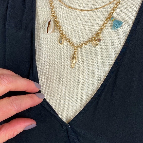 Madewell Black Silk Wrap Top - Picture 6 of 9